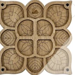 Wonderland Crafts 6" Mandala Bead Organizer with Transparent Cover
