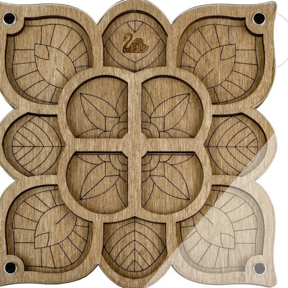 Wonderland Crafts 6" Mandala Bead Organizer with Transparent Cover