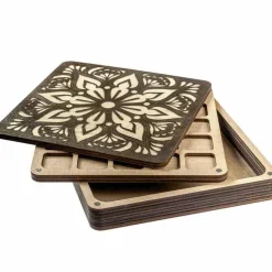 Wonderland Crafts Multi-Layer Square Bead Organizer