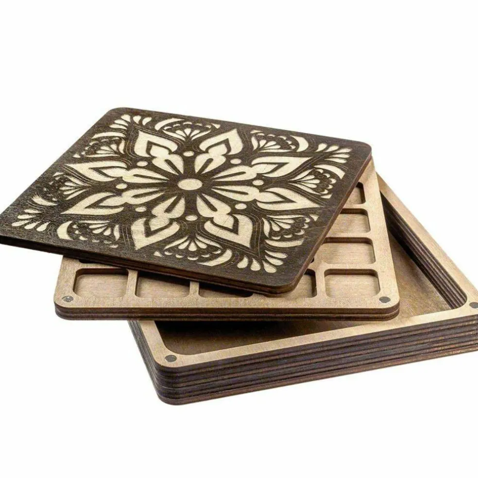 Wonderland Crafts Multi-Layer Square Bead Organizer