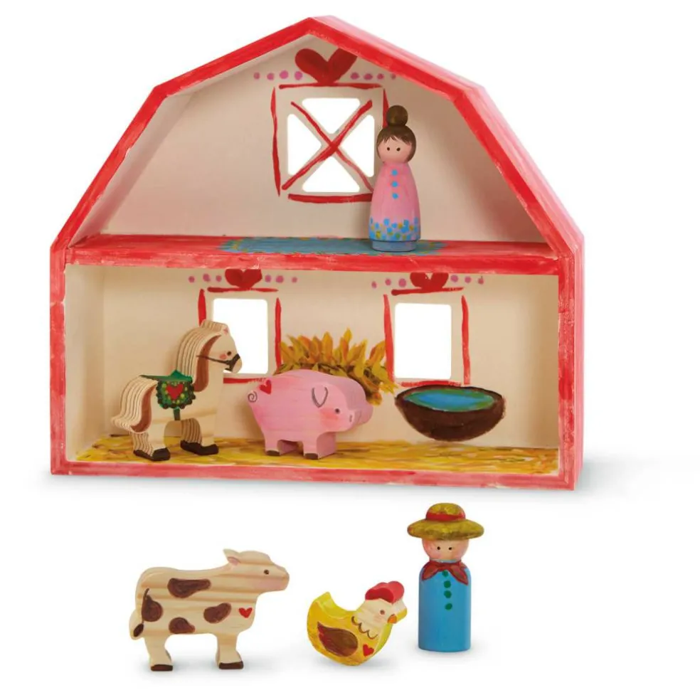 Wood Barn Kit by Creatology™