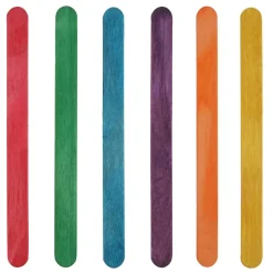 Wood Craft Sticks, Primary Colors by Creatologyâ„¢