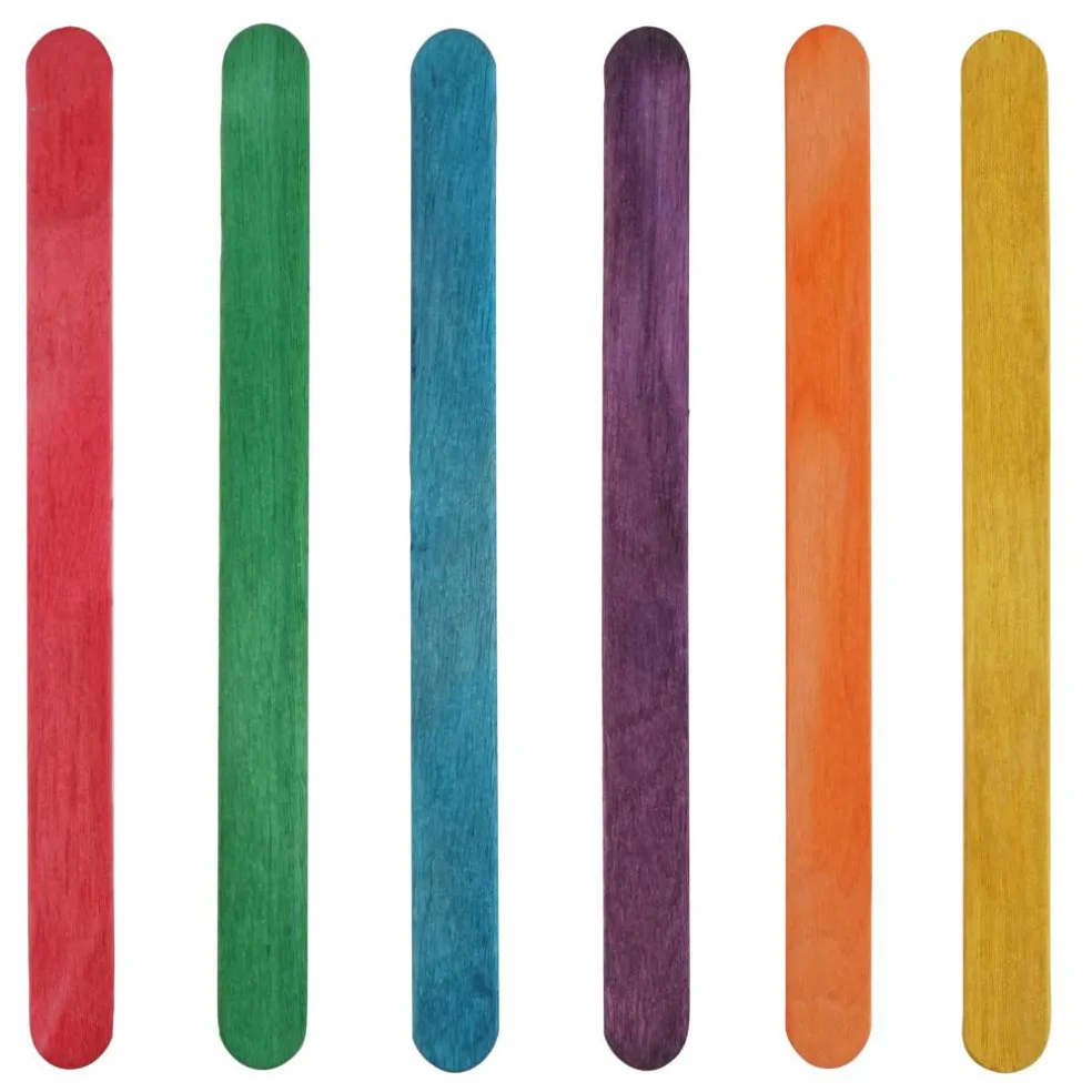 Wood Craft Sticks, Primary Colors by Creatology™