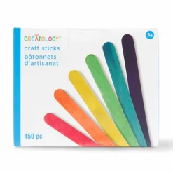 Wood Craft Sticks, Primary Colors by Creatology™