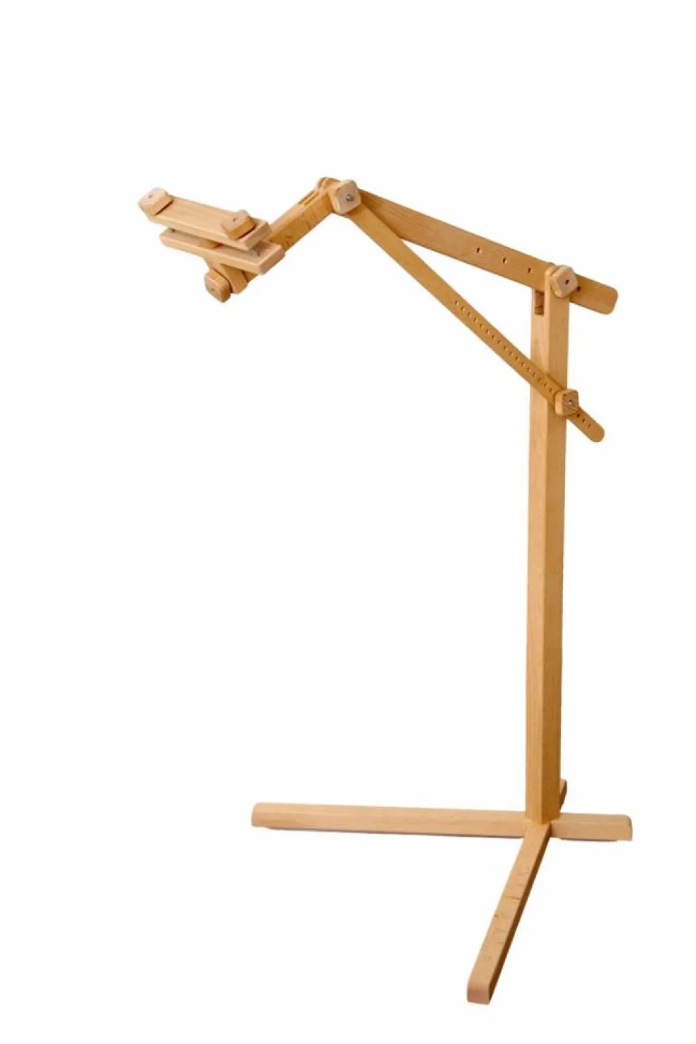 Wooden embroidery stand FLOOR-STANDING Flamingo without frame CSFL1