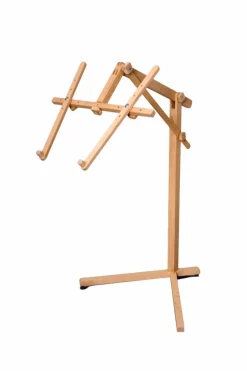 Wooden embroidery stand FLOOR-STANDING Flamingo without frame CSFL1
