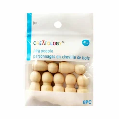 1" Wooden Peg People by Creatologyâ„¢