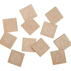 Wooden Tiles for Nature-inspired Play