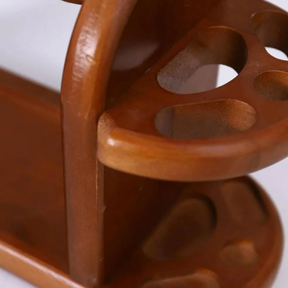 Wooden Yarn Holder Dispenser for Crocheting