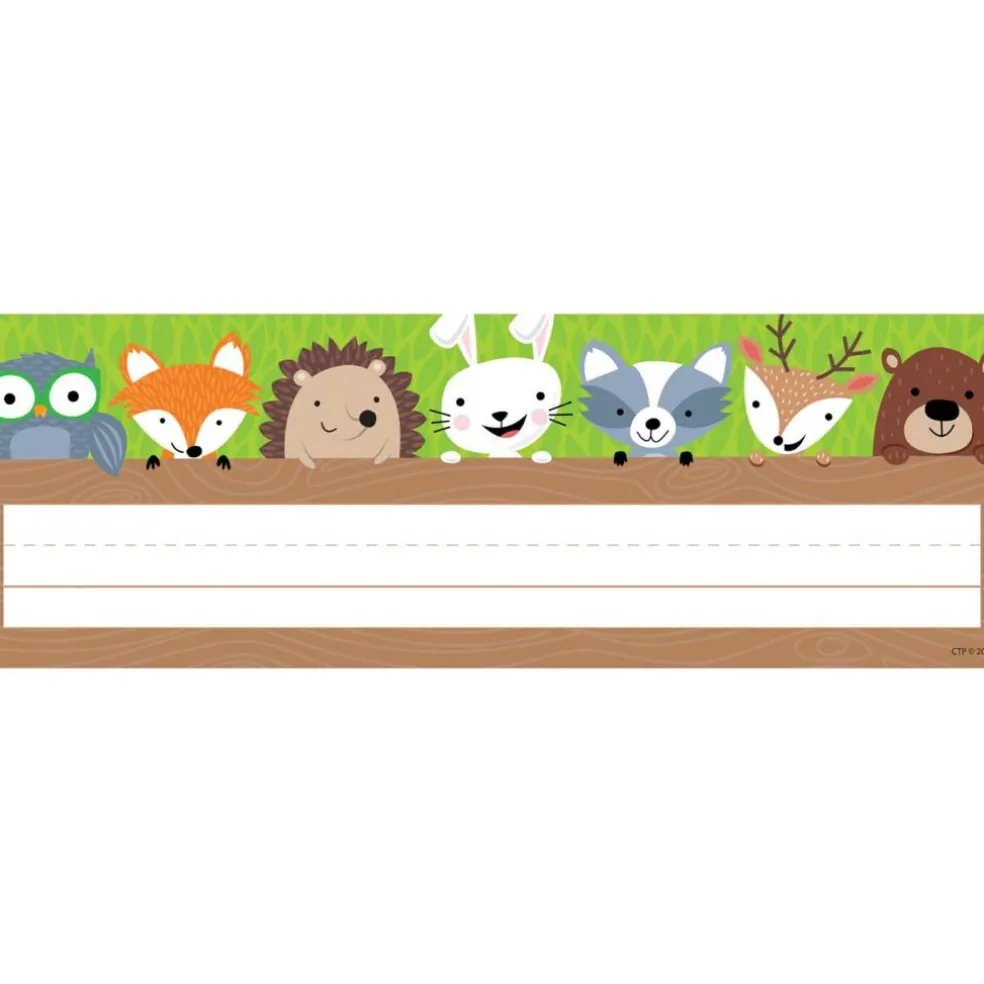 Woodland Friends Name Plate, 36 Per Pack