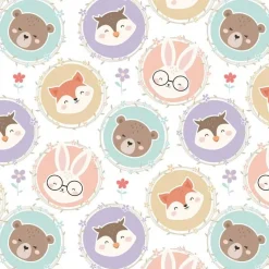 Woodland Pals Anti-Pill Premium Fleece Fabric | By The Yard