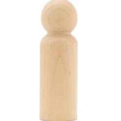 Wood Peg Doll People Unfinished Multiple Sizes Dad, for Crafts & Play | Woodpeckers