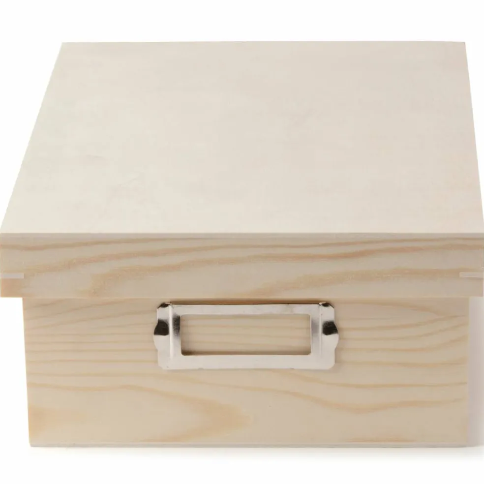 Wood Photo Box with Lid by Make Market®
