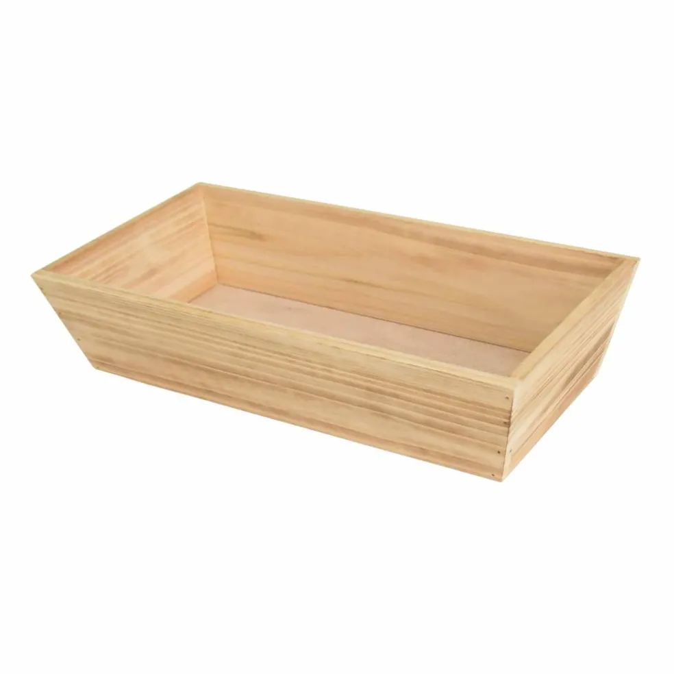 15.75" Wood Rectangular Tray by Ashland®