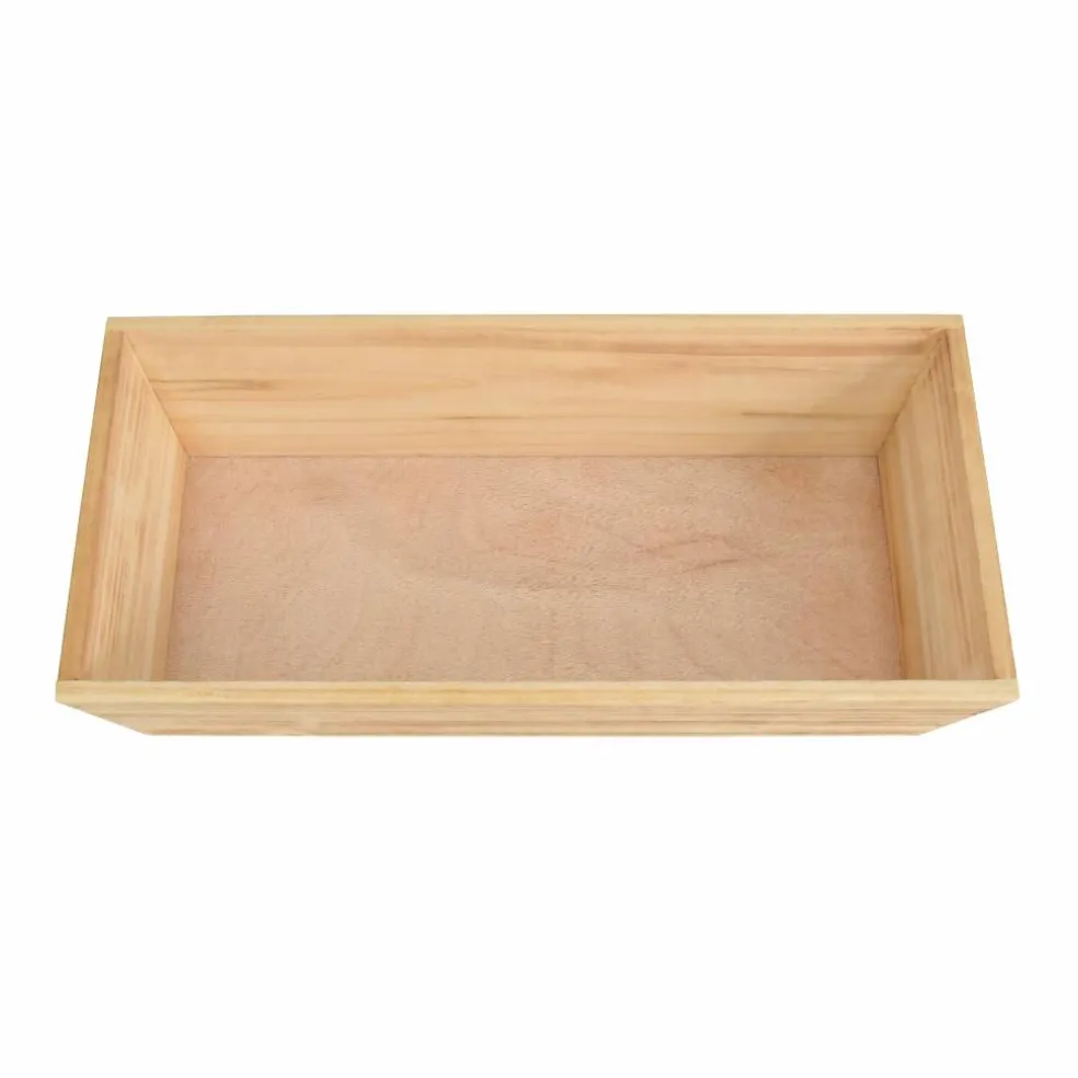15.75" Wood Rectangular Tray by Ashland®
