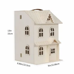 13" Wood 2-Story Dollhouse by Make Market®