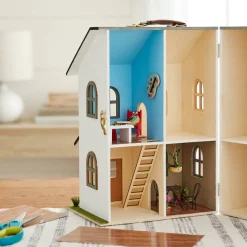 13" Wood 2-Story Dollhouse by Make Market®