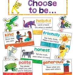 World of Eric Carle™ Positive Character Traits Mini Bulletin Board Set, 15 Pieces