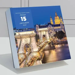 2027 World Travel Daily Desktop Calendar