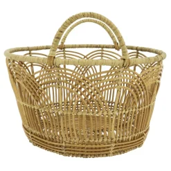 16" Woven Arch Plastic Basket with Handles by Ashland®