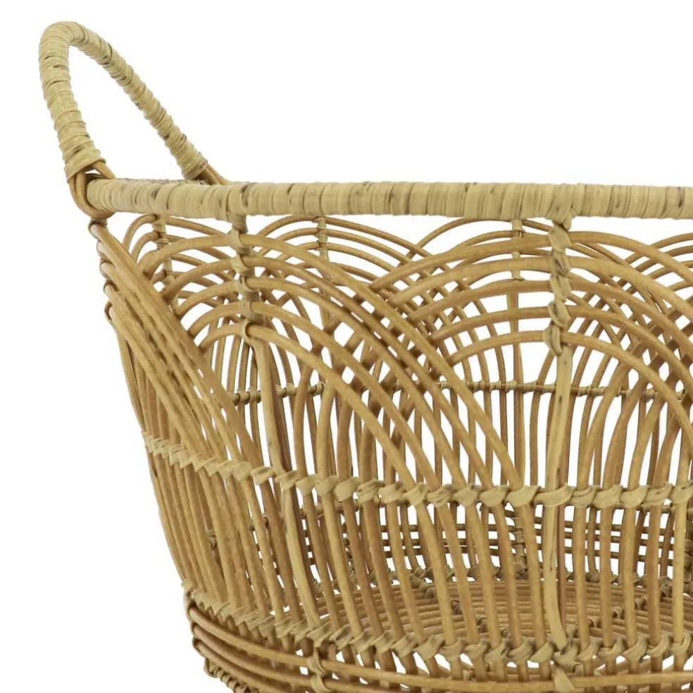 16" Woven Arch Plastic Basket with Handles by Ashland®