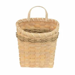 Woven Hanging Wall Basket with Twisted Seagrass Accent by Ashland®
