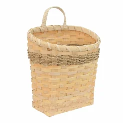 Woven Hanging Wall Basket with Twisted Seagrass Accent by Ashland®