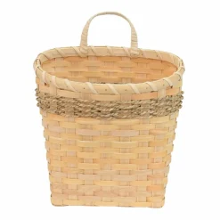 Woven Hanging Wall Basket with Twisted Seagrass Accent by Ashland®