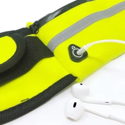 Wrapables Adjustable Neoprene Running Belt, Waterproof Fanny Pack, Workout Pouch for Running Jogging Hiking