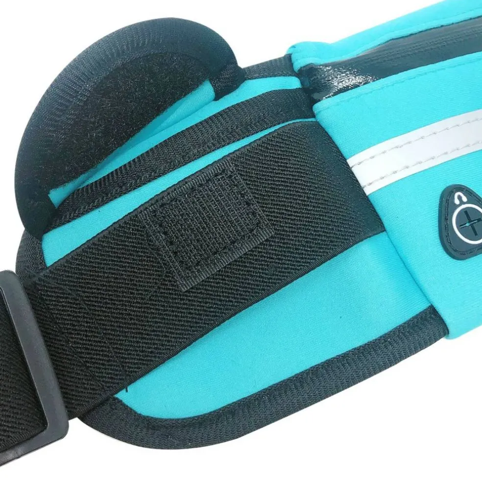 Wrapables Adjustable Neoprene Running Belt, Waterproof Fanny Pack, Workout Pouch for Running Jogging Hiking
