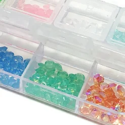 Wrapables Dazzling Nail Art Rhinestones Nail Manicure with Plastic Case