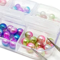 Wrapables Dazzling Nail Art Rhinestones Nail Manicure with Plastic Case
