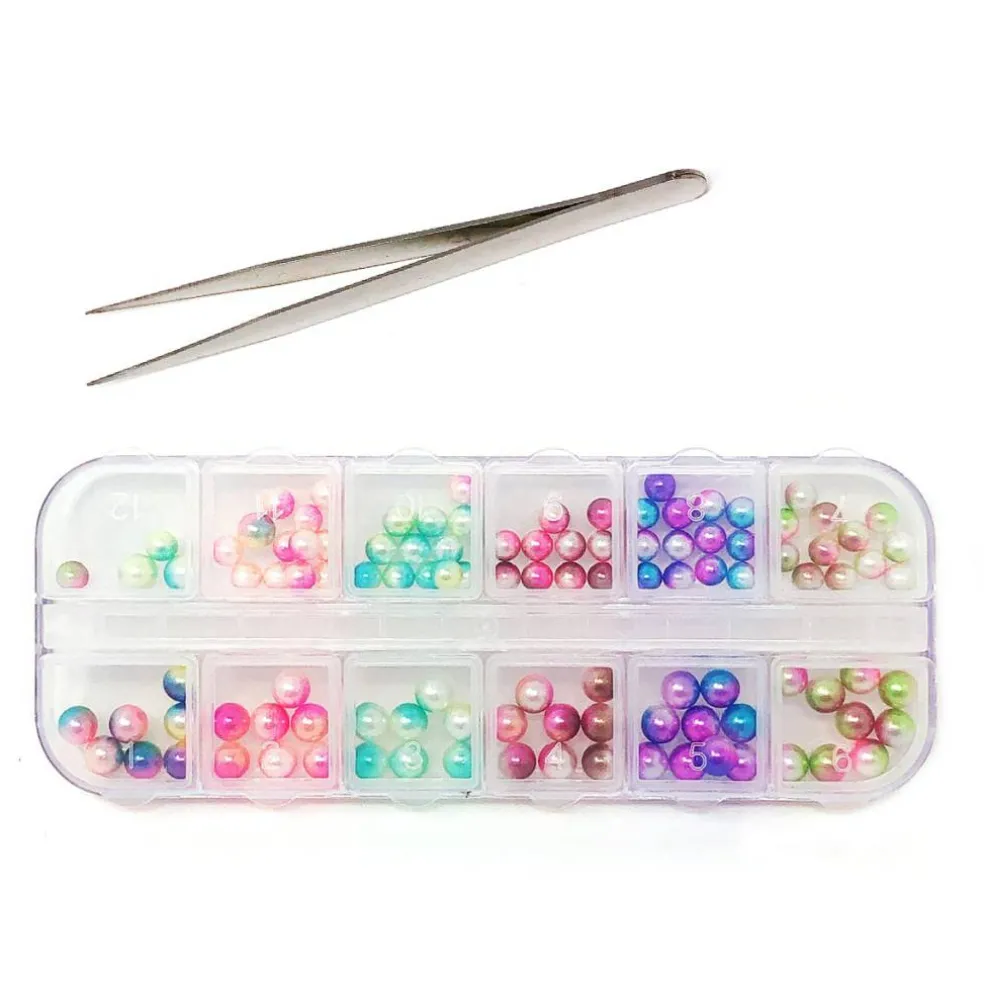 Wrapables Dazzling Nail Art Rhinestones Nail Manicure with Plastic Case