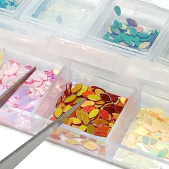 Wrapables Dazzling Nail Art Rhinestones Nail Manicure with Plastic Case