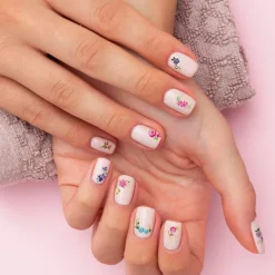 Wrapables Floral Water Slide Nail Art Decals Water Transfer Nail Decals (11 designs/220 Nail Decals)