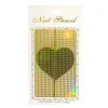 Wrapables Gold Nail Art Guide Large Nail Stencil Sheet - Arrow