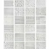 Wrapables Holographic Nail Stickers Metallic Letters, Numbers & Patterns Nail Stickers Nail Art (24 sheets)