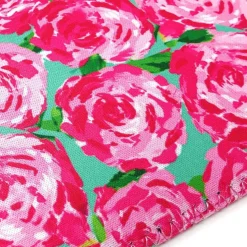 Wrapables Insulated Neoprene Wine Tote, One Bottle / Pink Roses