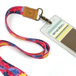 Wrapables Lanyard Keychain and ID Badge Holder