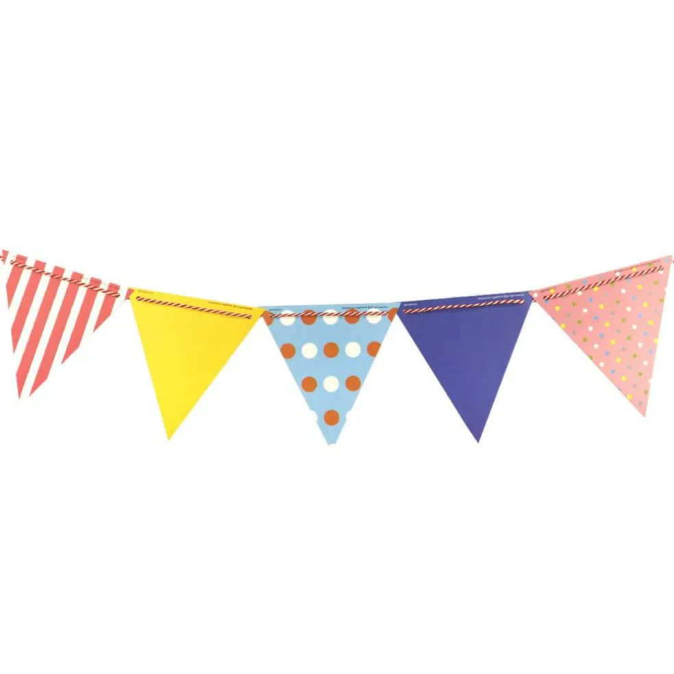 Wrapables Multi-Print Triangle Pennant and Birthday Banners Party Decorations