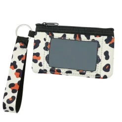 Wrapables Neoprene Mini Wristlet Wallet / Credit Card ID Holder with Lanyard