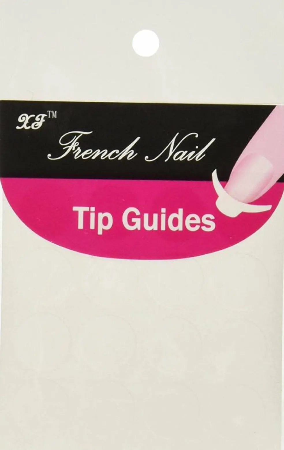 Wrapables 32 Sheets Nail Art Nail Guide Stickers Nail Tip Stickers Nail Stencil Stickers, 16 Designs (2 sheets each design)