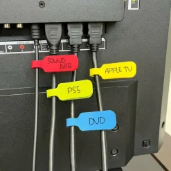 Wrap-It Storage® Medium Multicolor Cable Labels, 14ct.