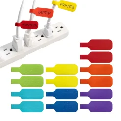 Wrap-It Storage® Medium Multicolor Cable Labels, 14ct.