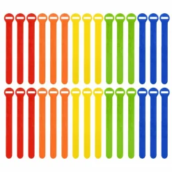 Wrap-It Storage® 6" Multicolor Self-Gripping Cable Ties, 30ct.
