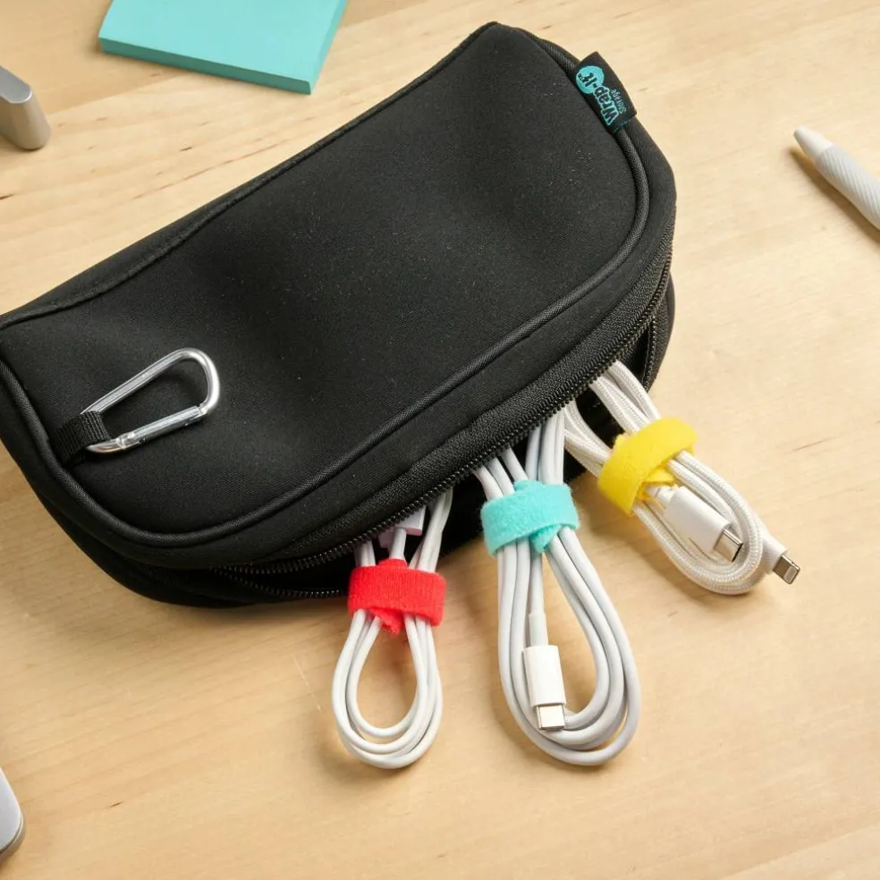 Wrap-It Storage® 6" Multicolor Self-Gripping Cable Ties, 30ct.