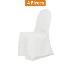 Wrinkle-Free Banquet Chair Covers for Weddings & Events