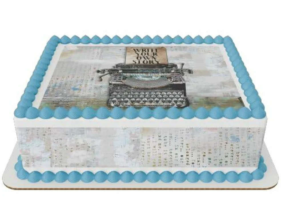 Write your Own Story Birthday Edible Icing Sheets- Assorted Image Cake Toppers-Frosting Sheets- Cookies- Cupcake Toppers