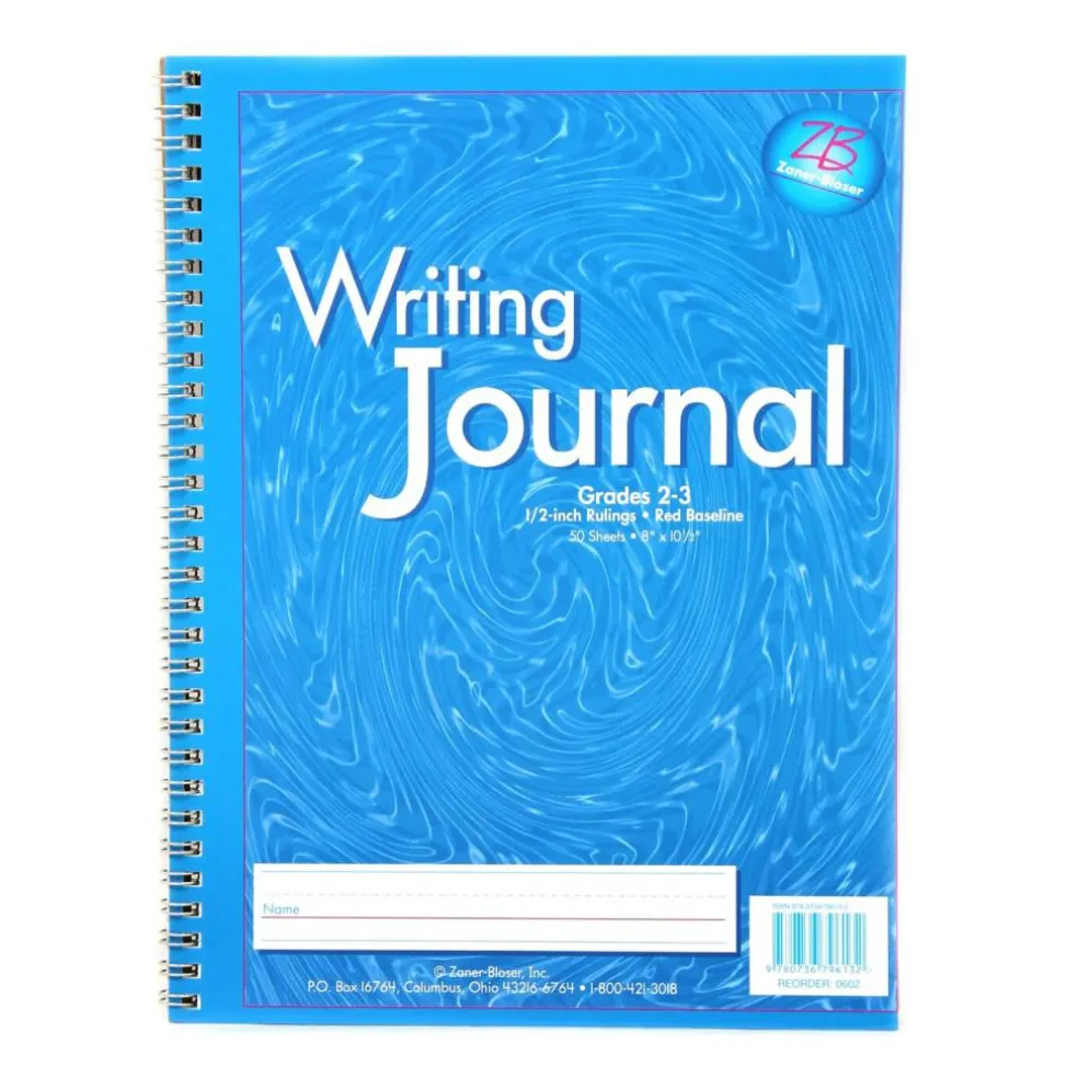 Writing Journal, 1/2" ruling, Grades 2-3, 50 Sheets