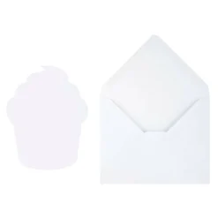 4.25" x 5.5" A2 Cupcake Cards & Envelopes, 10ct. by Recollections™